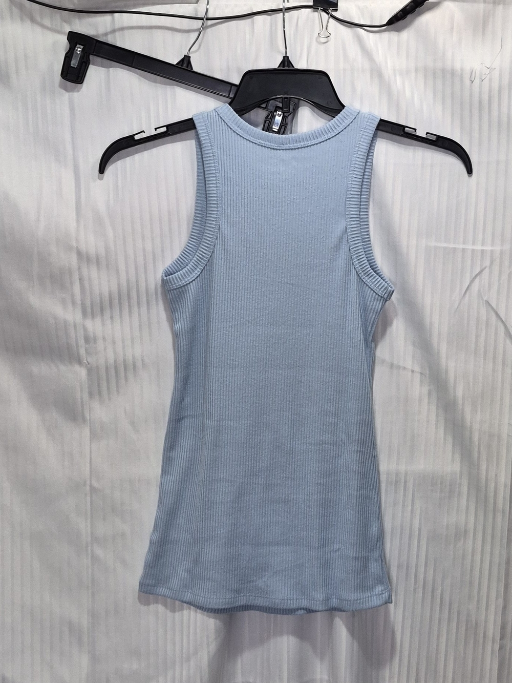 Maurices 24/7 Light Blue Ribbed Tank Top NWT - Picture 7 of 8